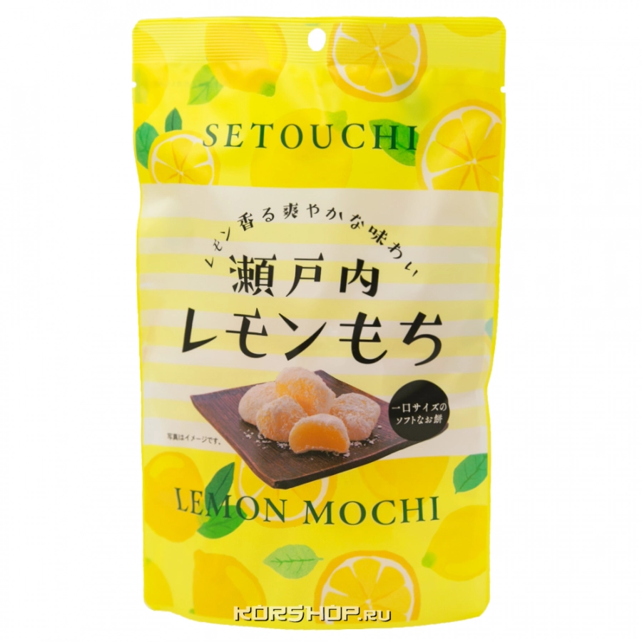 Пирожные моти с кремом со вкусом лимона Seiki, Япония, 130 г Пирожные моти с кремом со вкусом лимона Seiki, Япония, 130 г
