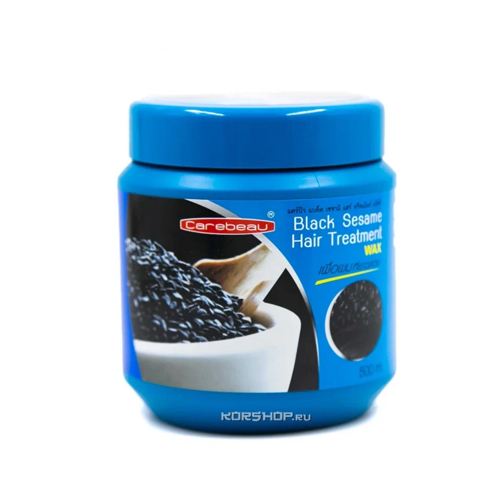 Маска для волос с экстрактом чёрного кунжута Carebeau, Таиланд, 500 мл