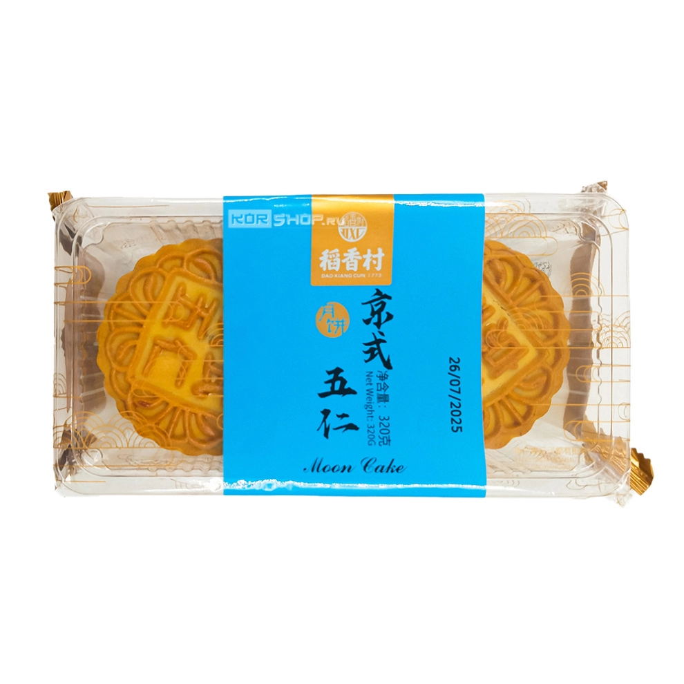 Лунные пряники со вкусом пяти орехов по-пекински DaoXiangCun (Китай), 320 г Лунные пряники со вкусом пяти орехов по-пекински DaoXiangCun (Китай), 320 г