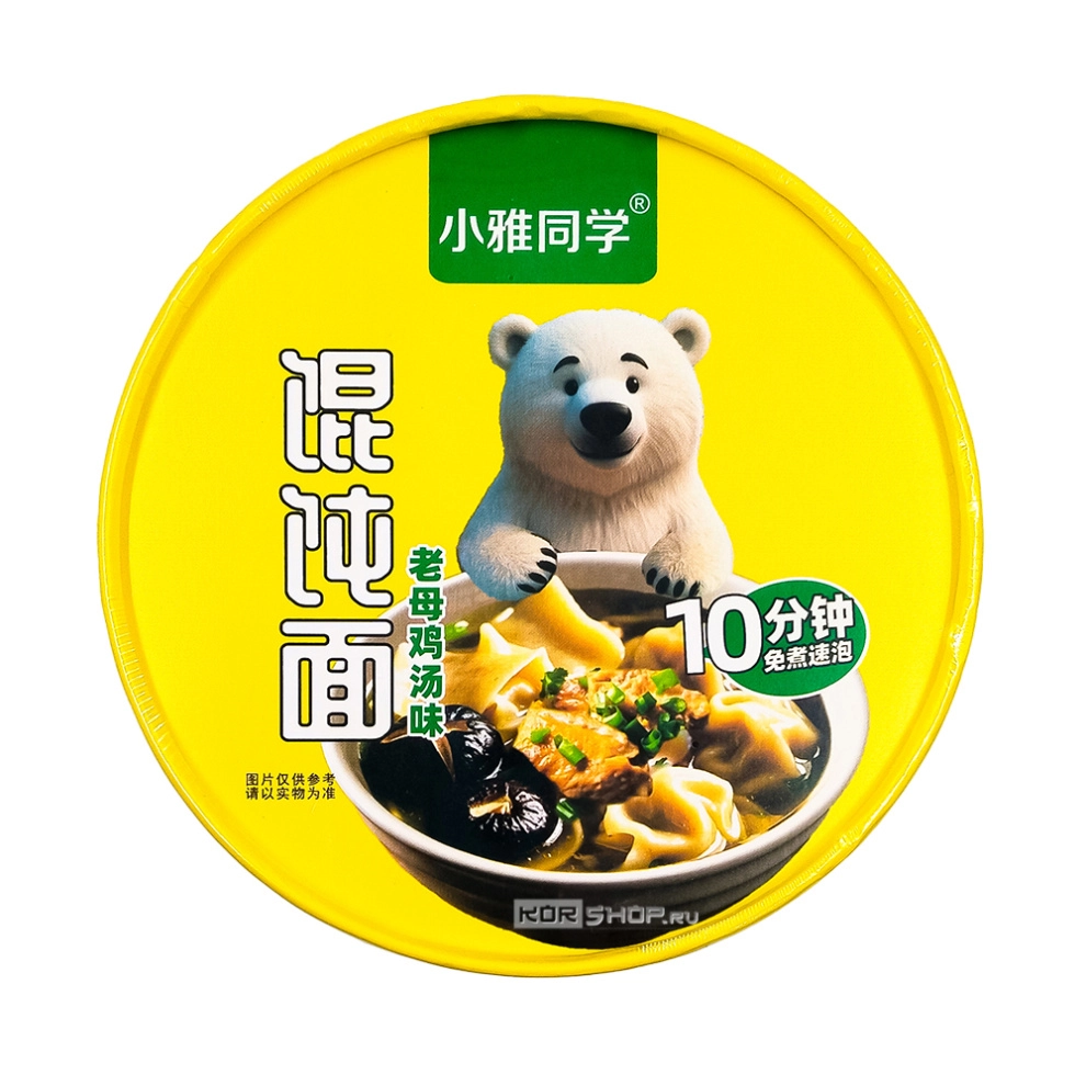 Лапша б/п с вонтонами со вкусом курицы XiaoYaTongXue, Китай, 96 г Лапша б/п с вонтонами со вкусом курицы XiaoYaTongXue, Китай, 96 г