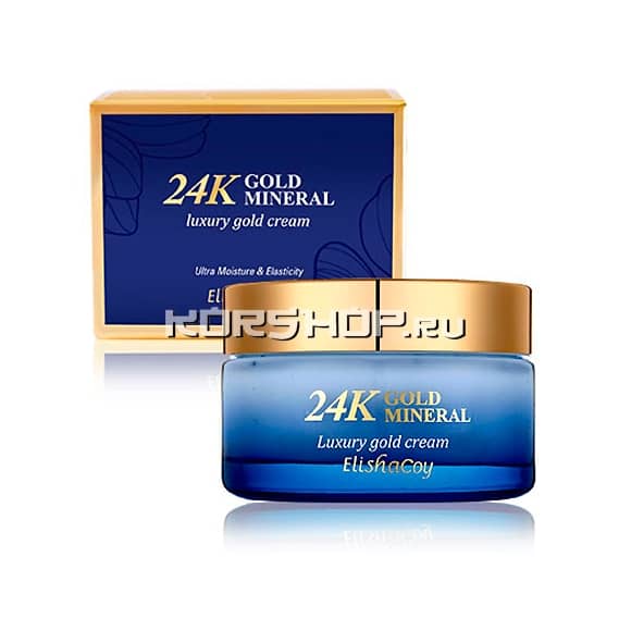 24K Gold Mineral Cream/ Крем с минералами и частицами 24к золота 50g