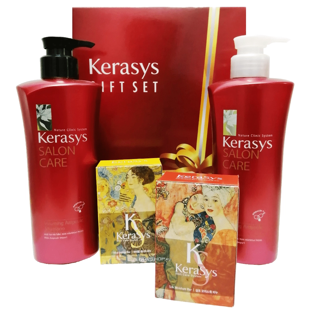 Подарочный набор Салон Кэр Объем №6 (шамп 470гр + конд 470гр + мыло 2шт + подарочная коробка)