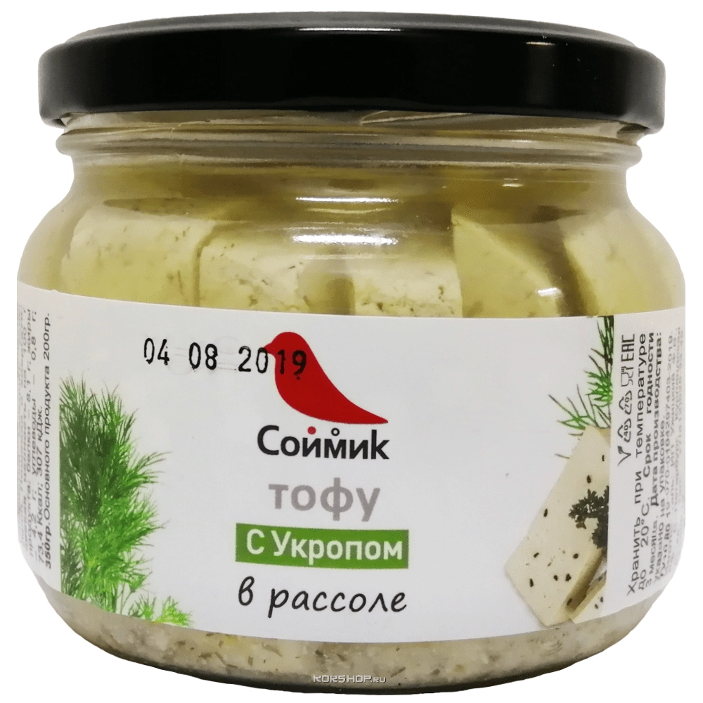 Тофу с укропом в рассоле Соймик, 350 г... Тофу с укропом в рассоле Соймик, 350 г...