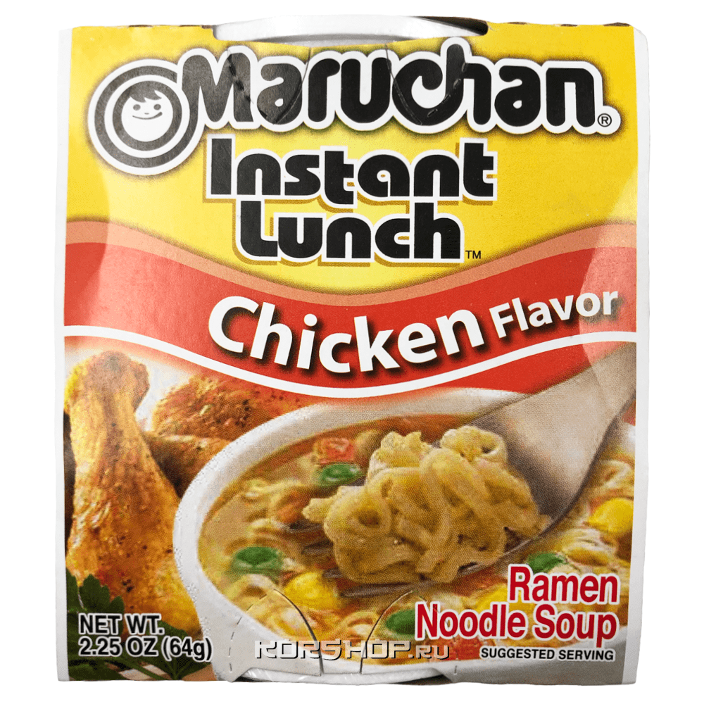 Лапша б/п со вкусом курицы Instant Lunch Maruchan, США, 64 г.