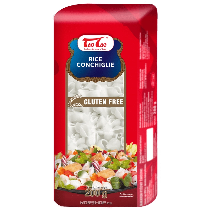 Конкилье из риса Tao Tao без глютена, Вьетнам, 200 г, Конкилье из риса Tao Tao без глютена, Вьетнам, 200 г,
