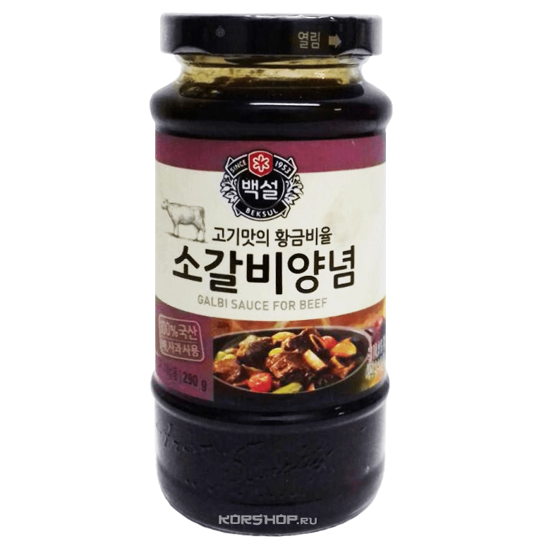 Маринад для говяжьих ребрышек кальби Beksul, Корея, 290 г Маринад для говяжьих ребрышек кальби Beksul, Корея, 290 г