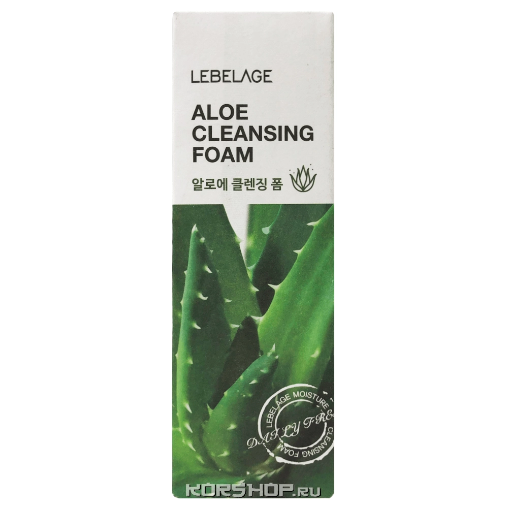 Пенка для умывания с экстрактом алоэ Lebelage, Корея, 100 мл