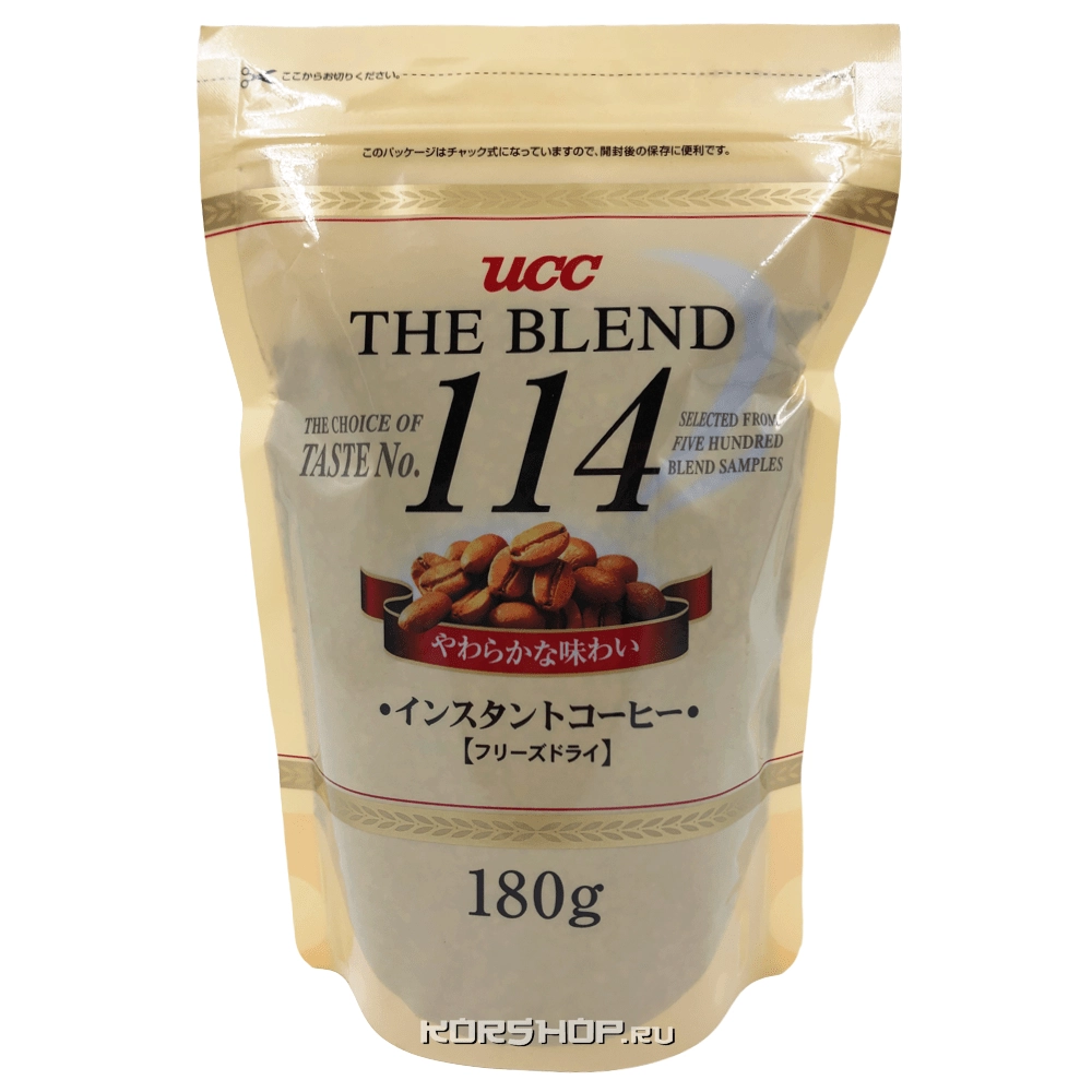 Натуральный растворимый сублимированный кофе The Blend 114 UCC, Япония, 180 г Натуральный растворимый сублимированный кофе The Blend 114 UCC, Япония, 180 г