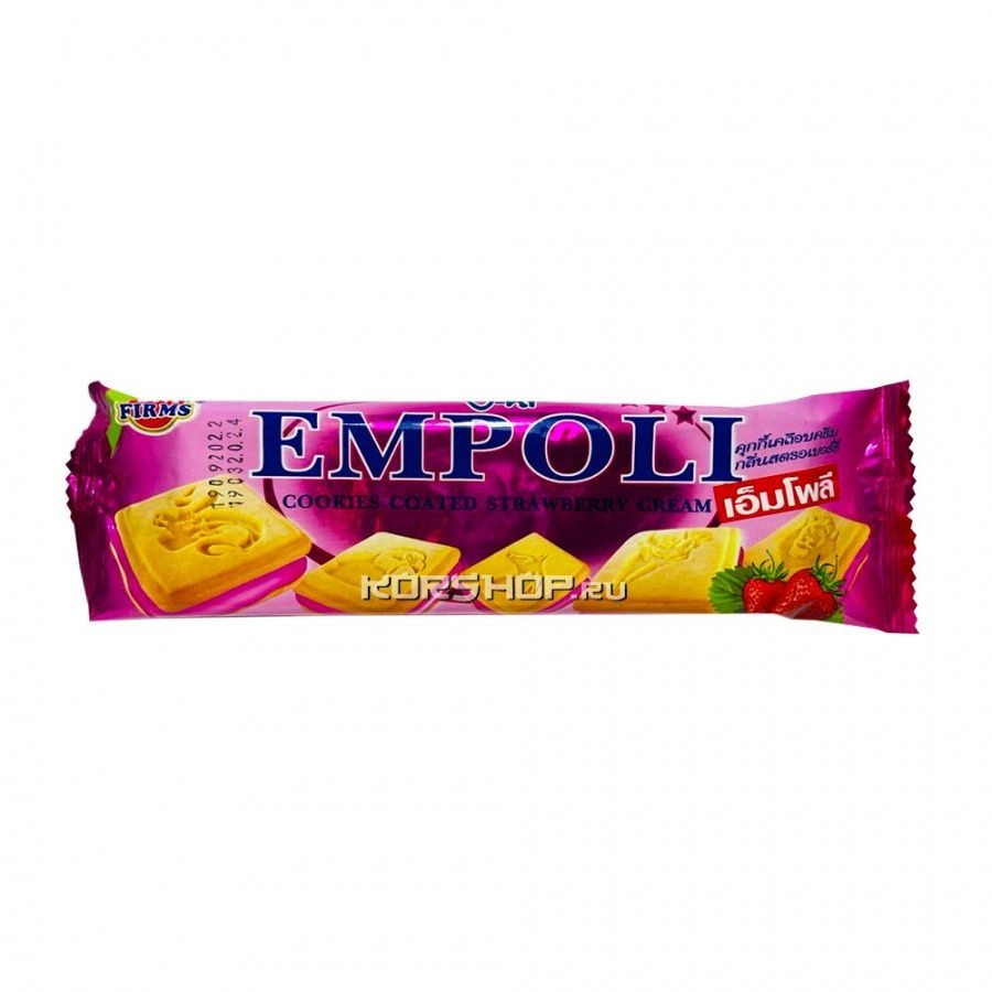 Печенье сливочное с клубничным кремом "Empoli" Uni Firms, Таиланд 40 г