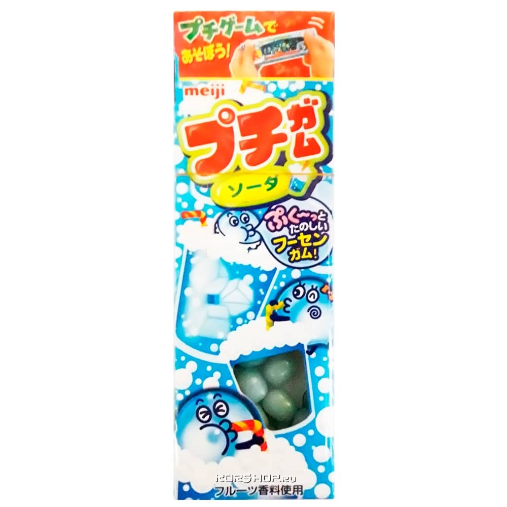 Жевательная резинка «Крошка» со вкусом содовой Meiji, Япония, 39 г