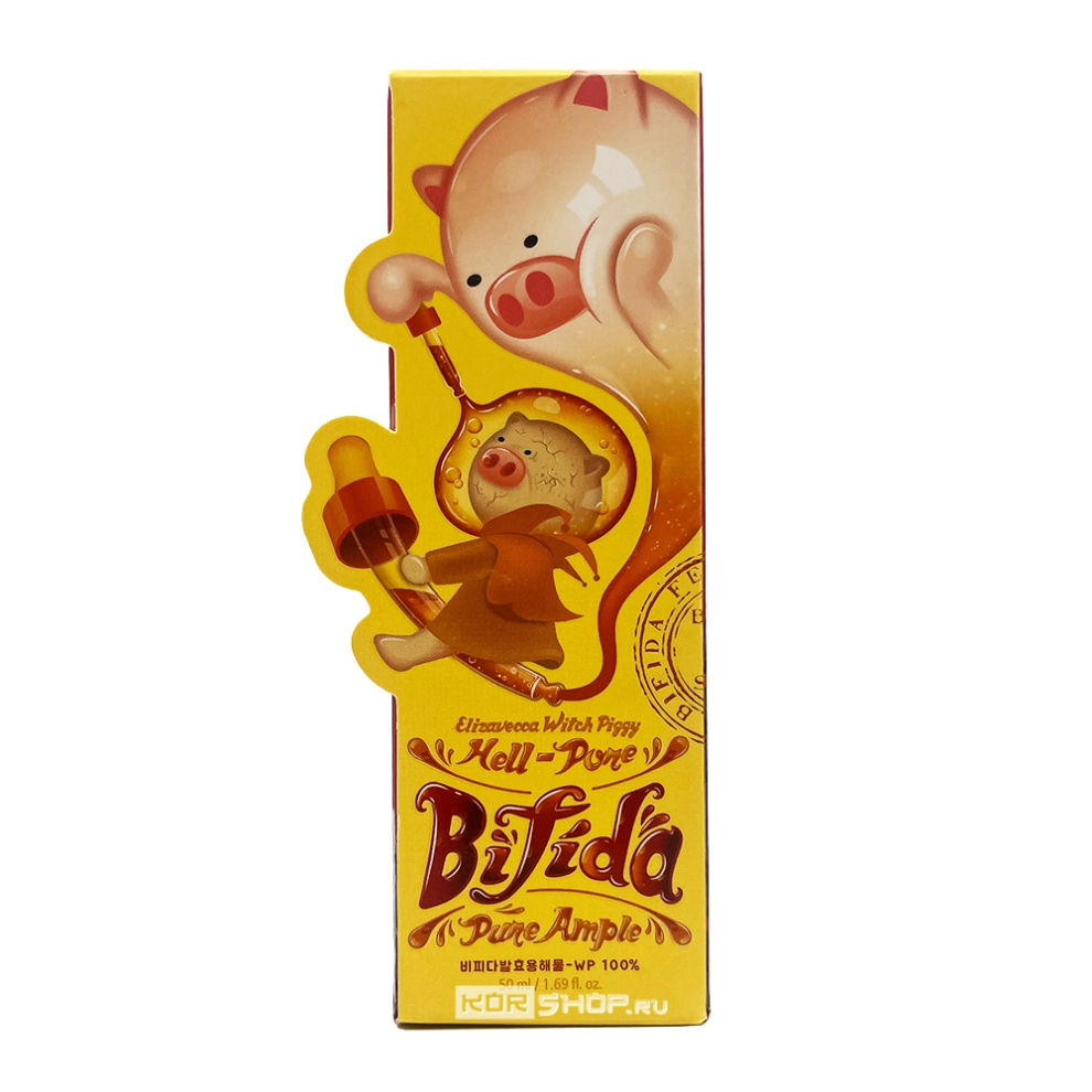 Сыворотка для лица восстанав. на основе бифидобактерий 100% Witch Piggy Hell-Pore Bifida Pure Ample Elizavecca, Корея, 50 мл