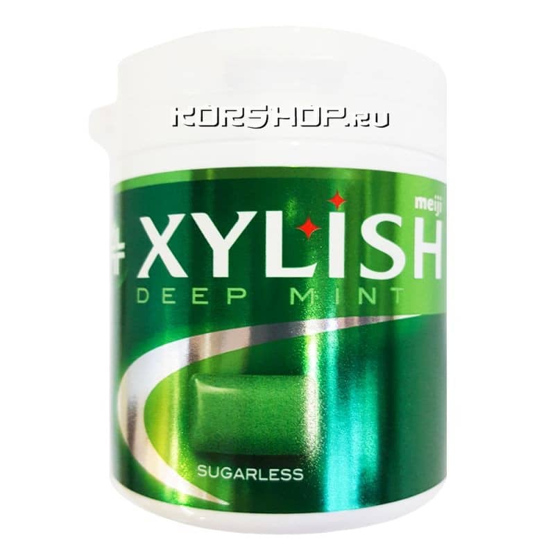 Жевательная резинка Xylish Deep Mint «Насыщенная мята», Япония, 125 г...