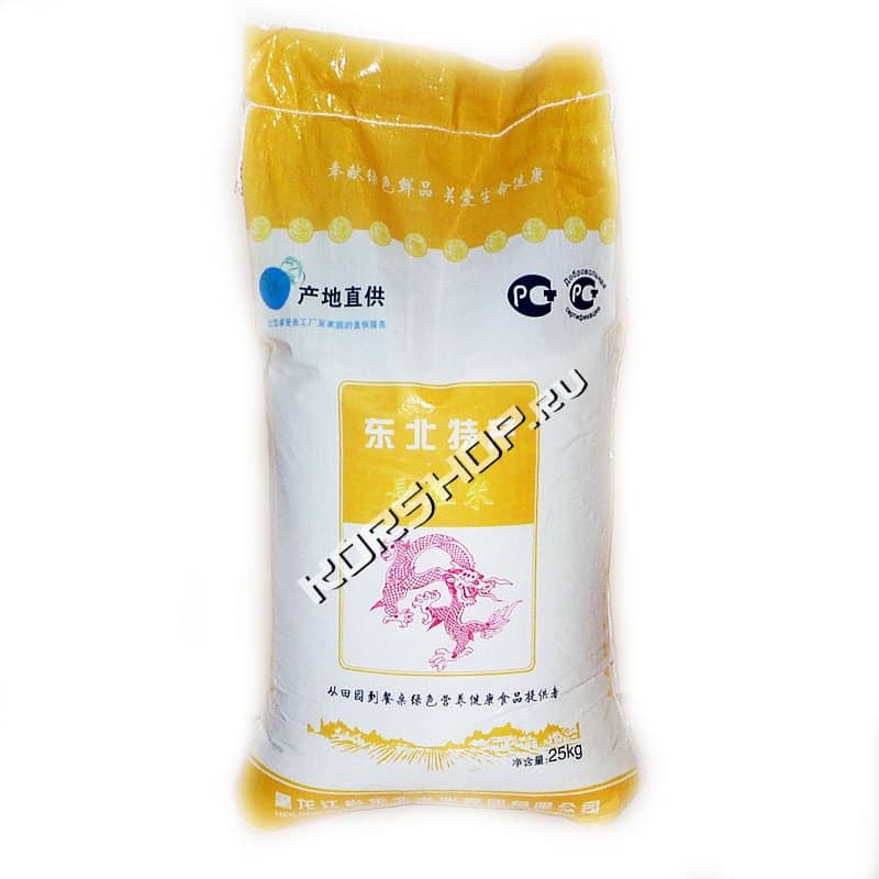 Рис круглозерный шлифованный (оранжевая упаковка), Приморский край 25 кг