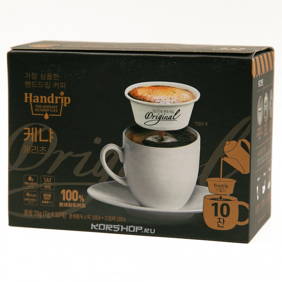 Капельный кофе Handrip Kenya Kericho Aromaville, Корея, 70 г
