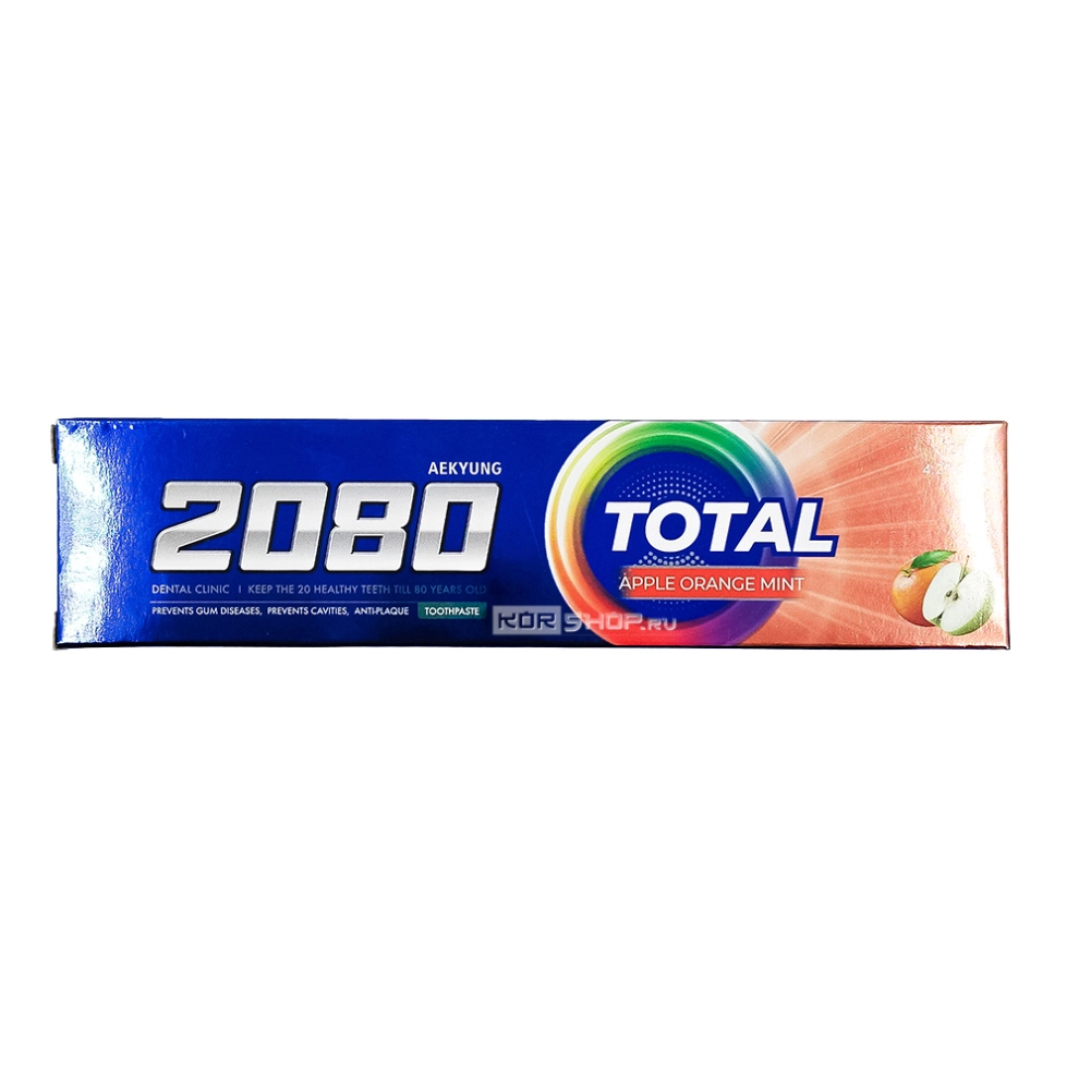 Зубная паста ВИТАМИННЫЙ УХОД с фруктово-мятным вкусом Vita Care Coenzyme Q10 Dental Clinic 2080, Корея, 120 г