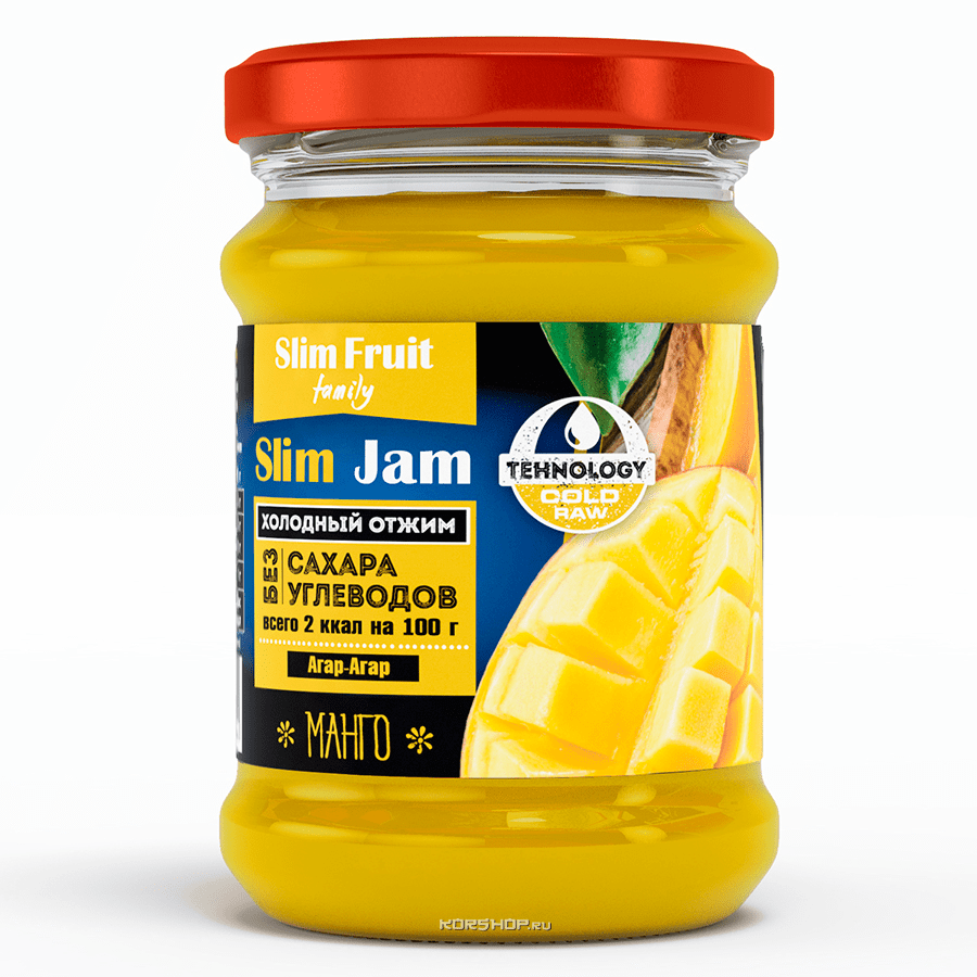 Бескалорийный джем Манго Slim Fruit, 250 мл