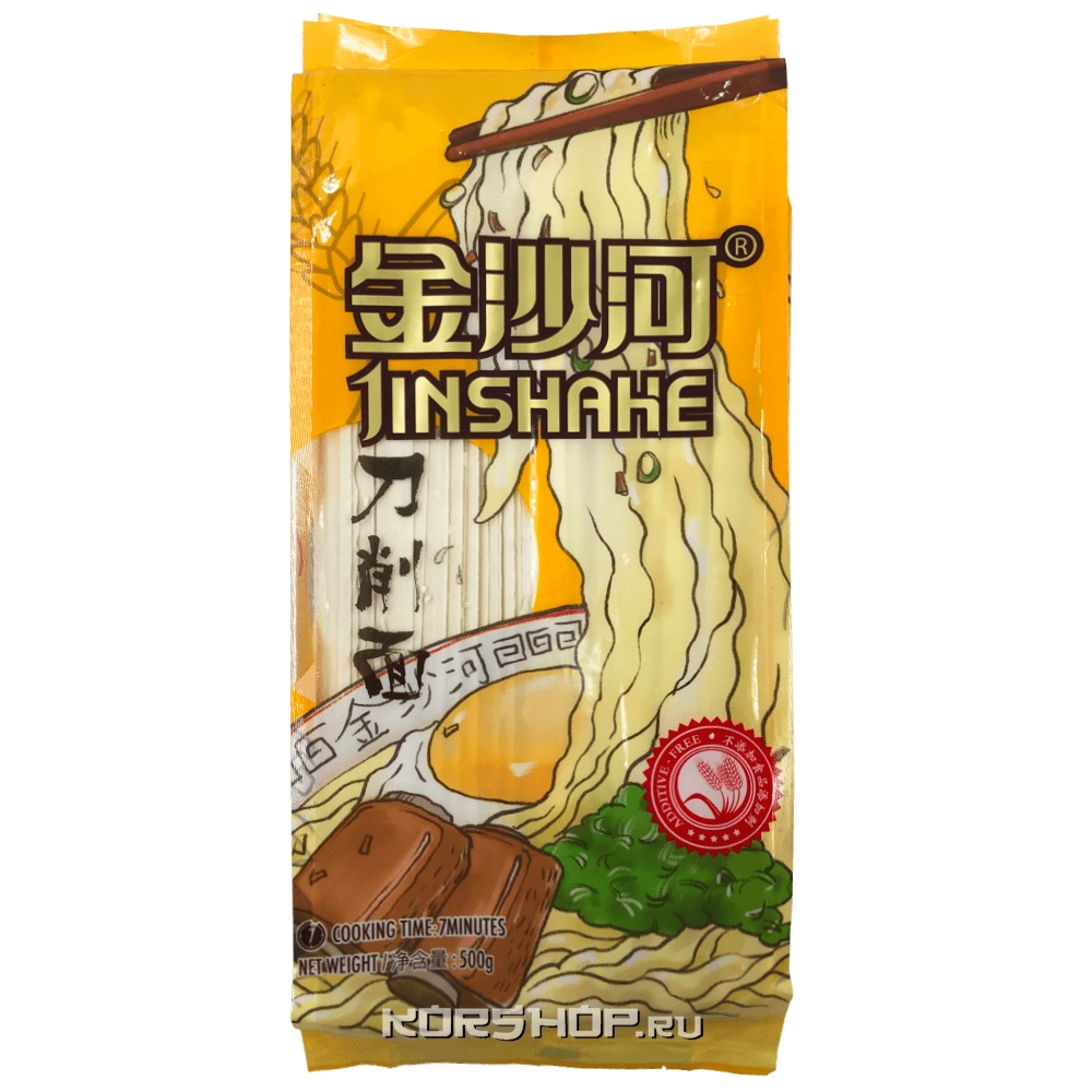 Лапша мелконарезанная Jinshahe, Китай, 500 г