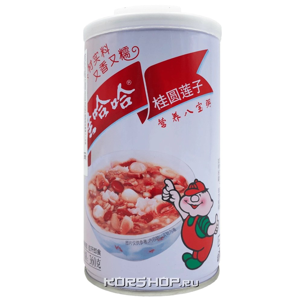 Каша из лонгана и семян лотоса Wahaha, Китай, 360 г Каша из лонгана и семян лотоса Wahaha, Китай, 360 г