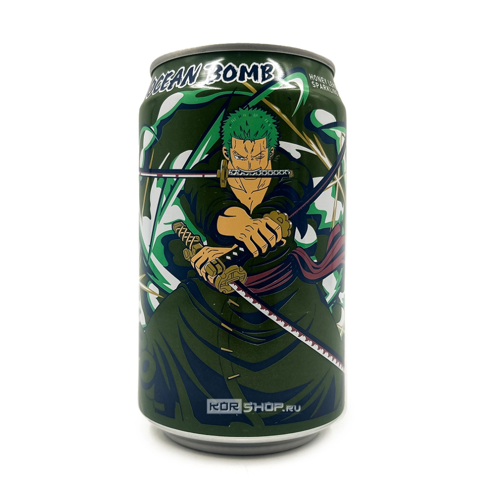 Лимонад со вкусом бодрящего меда и лимона One Piece Ocean Bomb, Тайвань, 330 мл Лимонад со вкусом бодрящего меда и лимона One Piece Ocean Bomb, Тайвань, 330 мл