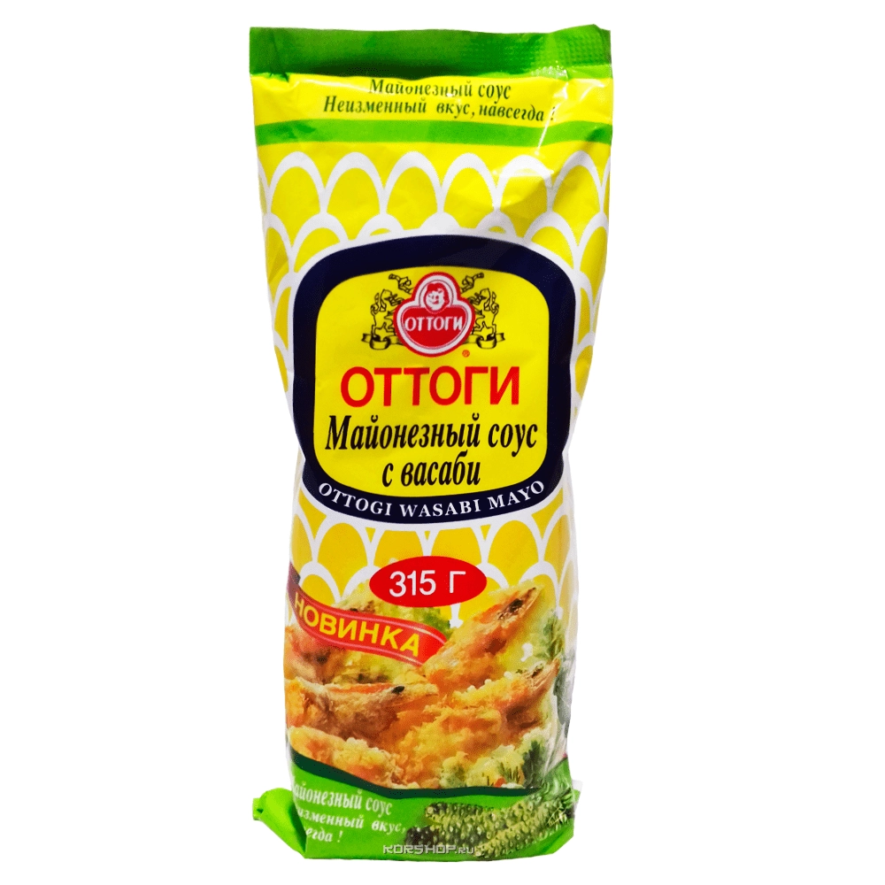 Майонез с васаби Ottogi (Оттоги), Корея, 315 г