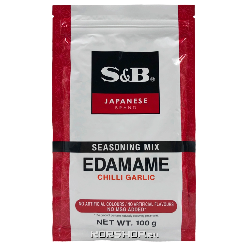 Приправа для салата с чили и чесноком Edamame S and B S&B, Япония, 100 г. Приправа для салата с чили и чесноком Edamame S and B S&B, Япония, 100 г.