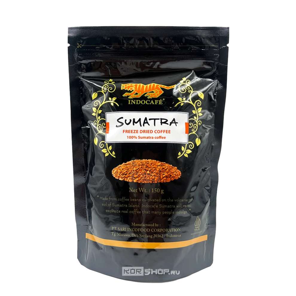 Кофе растворимый сублимированный Суматра Индокафе Sumatra Indocafe, Индонезия, 150 г Кофе растворимый сублимированный Суматра Индокафе Sumatra Indocafe, Индонезия, 150 г
