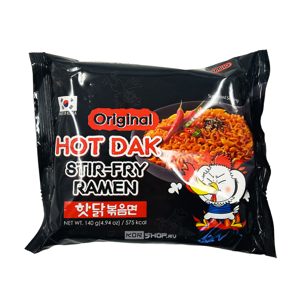 Лапша б/п острая Хотдак оригинальная Migawon, Корея, 140 г