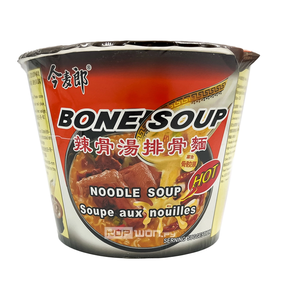 Лапша б/п острые свиные ребрышки Bone Soup Fan’s Kitchen, Китай, 122 г Лапша б/п острые свиные ребрышки Bone Soup Fan’s Kitchen, Китай, 122 г