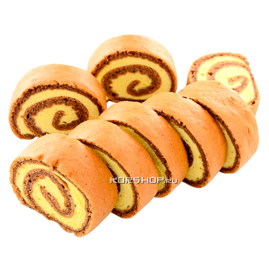 Шоколадный рулет с апельсиновым суфле Fit and Sweet, 130 г