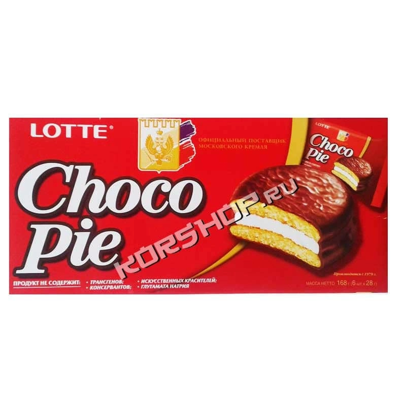 Шоколадные пирожные "Чоко пай" (Choco Pie) 6 шт.