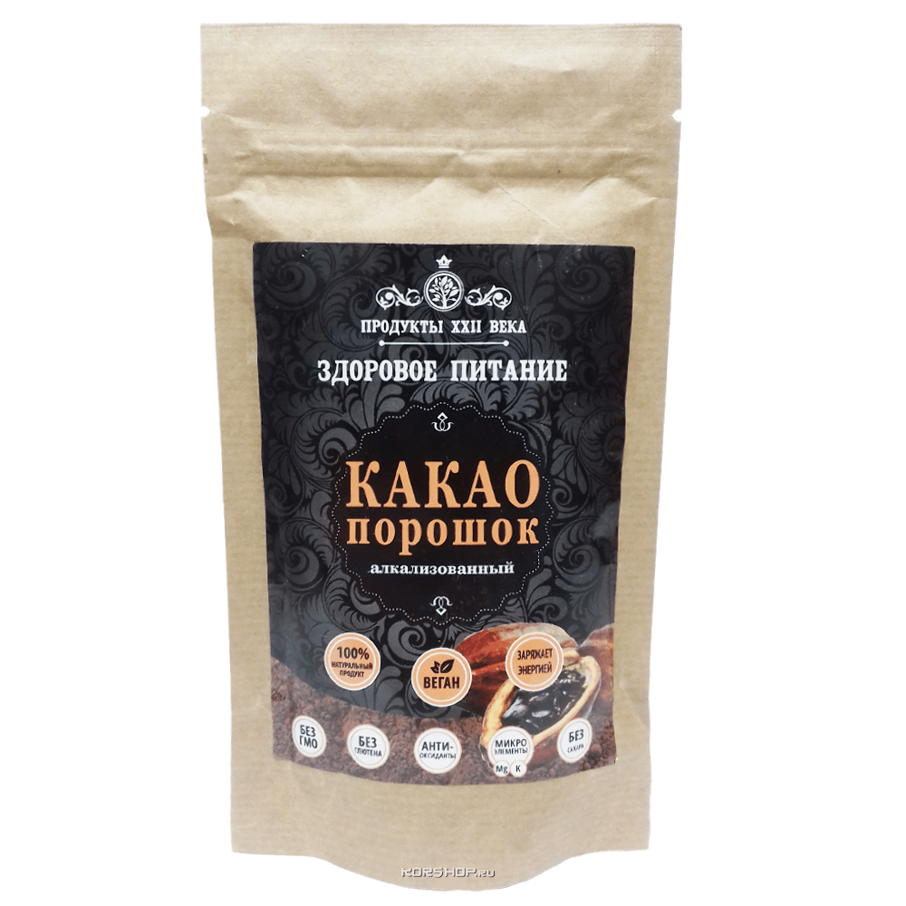 Какао порошок 10-12% жирности (алкализ.), 100 г