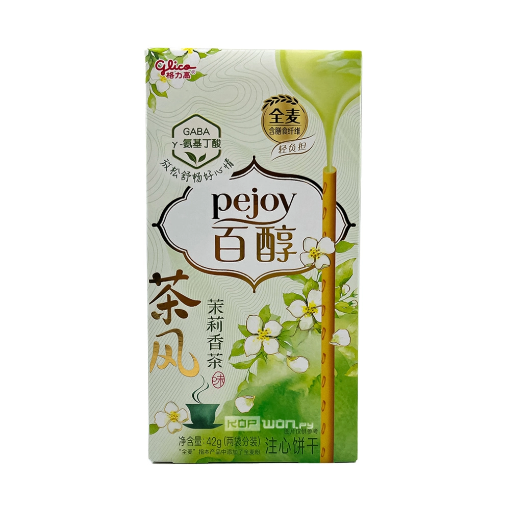 Бисквитные палочки Жасминовый чай Pejoy, Китай, 42 г