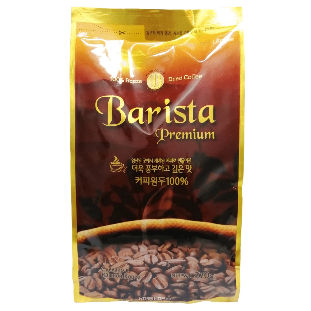 Натуральный сублимированный кофе Premium Barista, Корея, 270 г