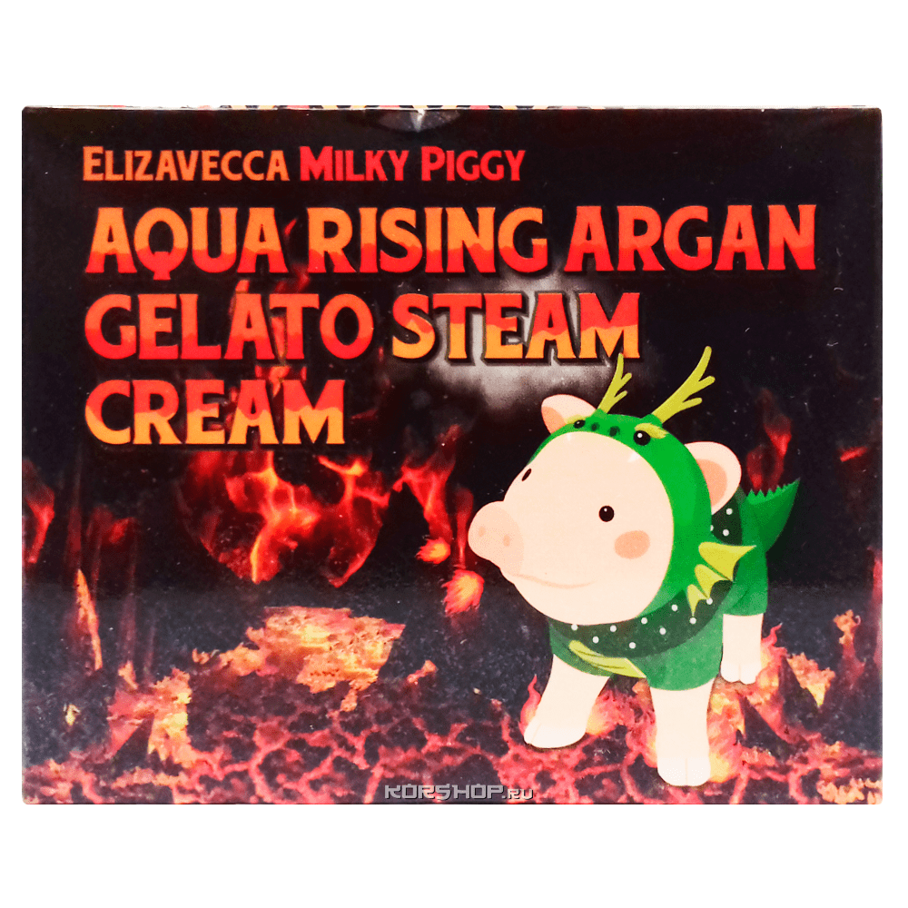 Паровой крем для лица Milky Piggy Aqua Rising Gelato Steam Cream Elizavecca, Корея, 100 г