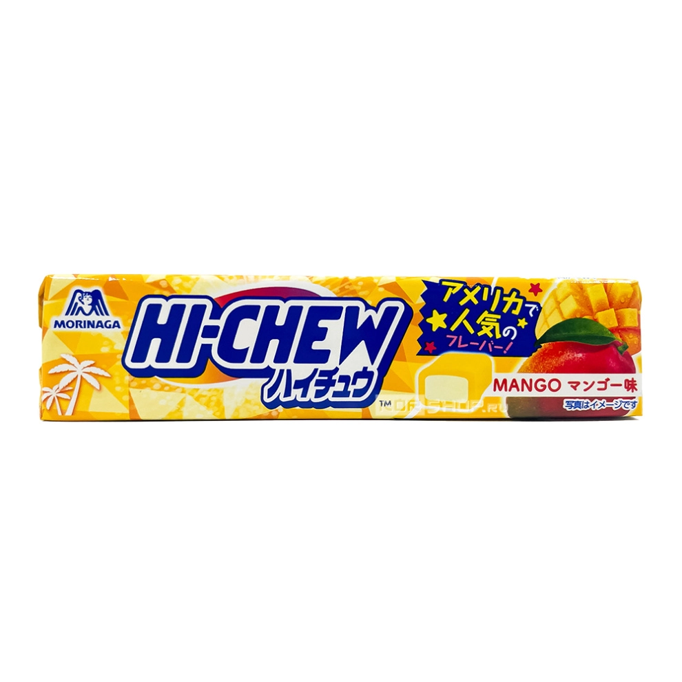 Жевательные конфеты со вкусом манго Hi-Chew Morinaga, Япония, 55,2 г Жевательные конфеты со вкусом манго Hi-Chew Morinaga, Япония, 55,2 г