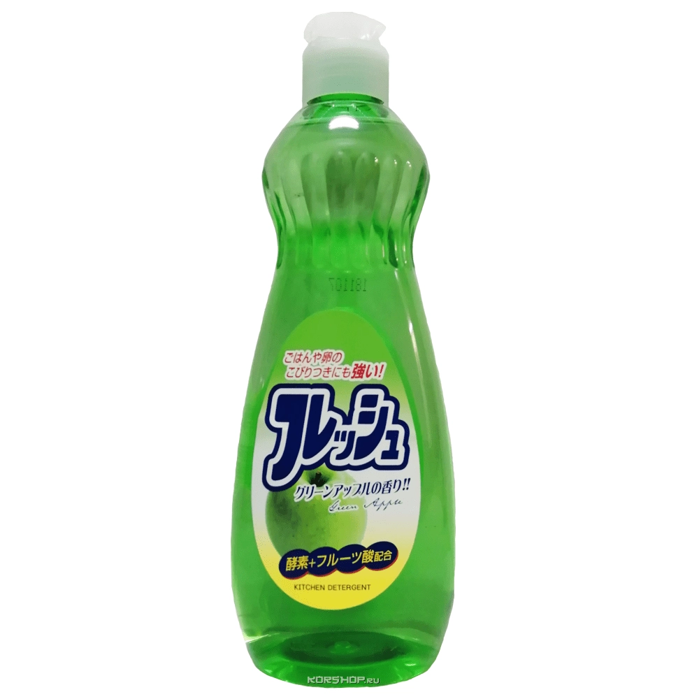 Жидкость для мытья посуды с ароматом яблока Fresh Rocket Soap, Япония, 600 мл Жидкость для мытья посуды с ароматом яблока Fresh Rocket Soap, Япония, 600 мл