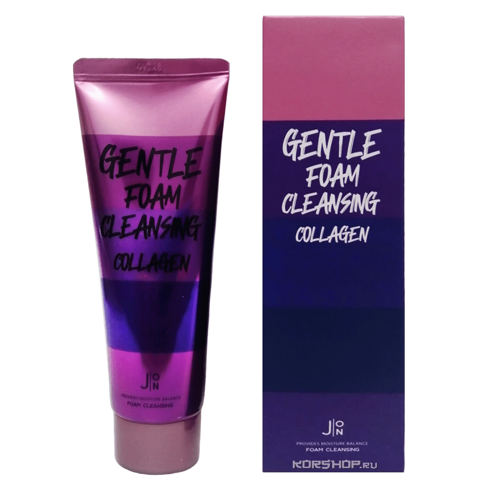 Пенка для умывания с коллагеном Gentle Foam Cleansing Collagen J:ON, Корея, 100 мл
