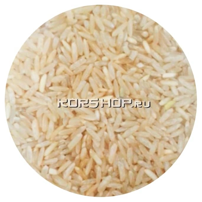 Рис нешлифованный длиннозерный (бурый) «Дамский угодник», 900 г
