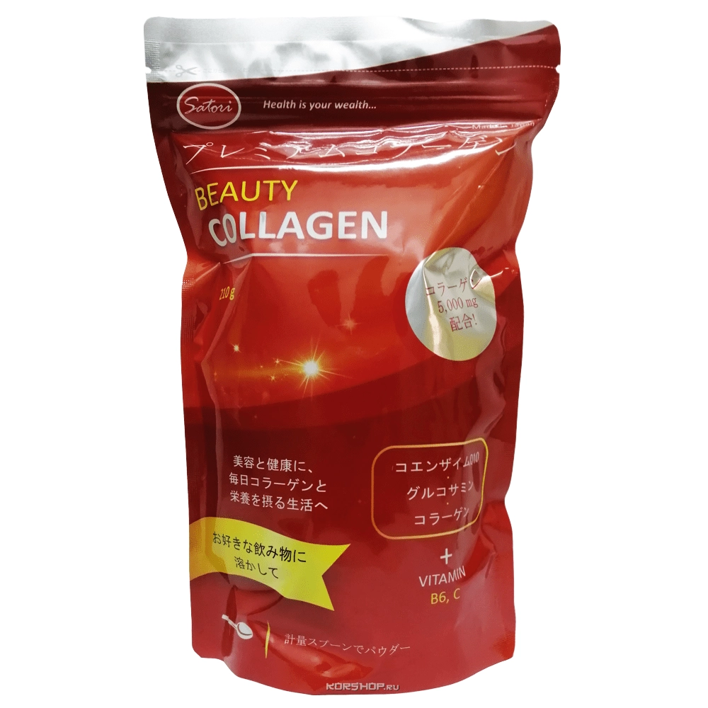 Премиум коллаген 5000 мг Beauty Collagen Satori, Япония, 210 г