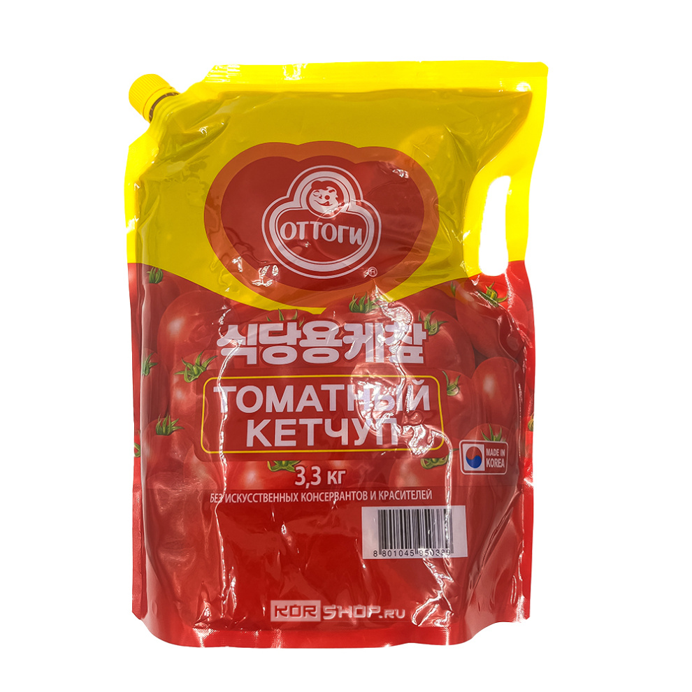 Томатный кетчуп Оттоги/Ottogi (дойпак), Корея, 3,3 кг