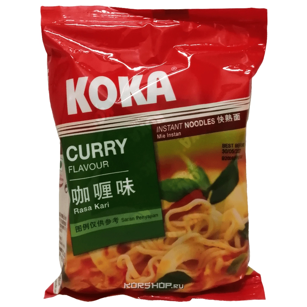 Лапша б/п со вкусом Карри Signature Koka, Сингапур, 85 г