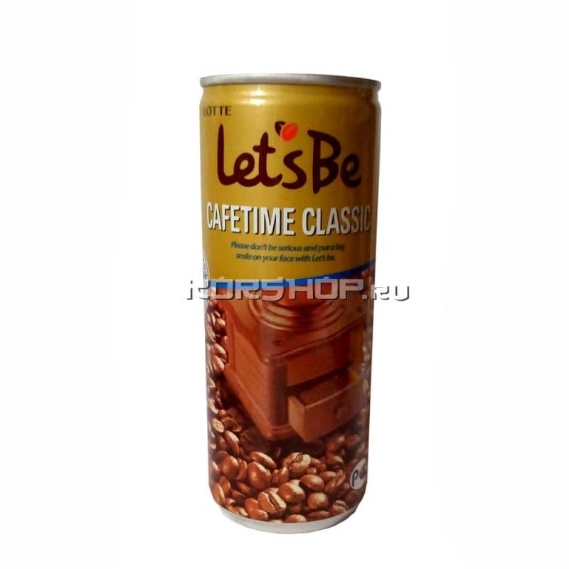 Кофейный напиток Летс Би Кафетайм Классик (Let’s Be Cafe Time Classic), Лотте 240 мл
