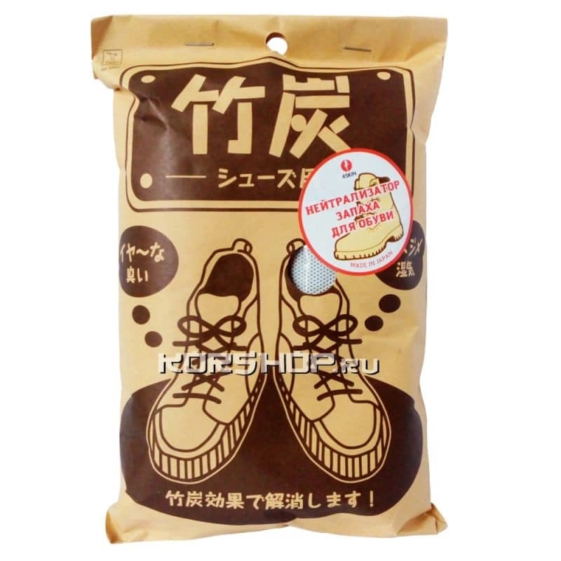 Поглотитель влаги и запахов для обуви и обувных шкафов Kokubo, 2*100 г Поглотитель влаги и запахов для обуви и обувных шкафов Kokubo, 2*100 г