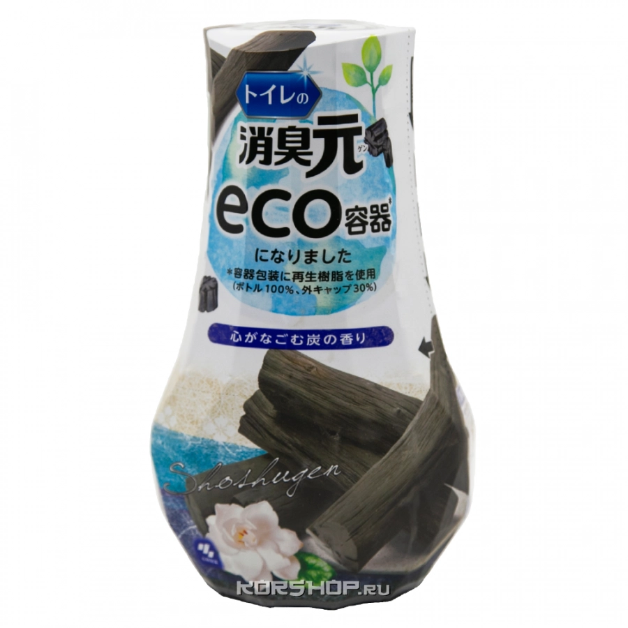 Жидкий дезодорант для комнаты Уголь Oheyano Shoshugen Kobayashi, Япония, 400 мл