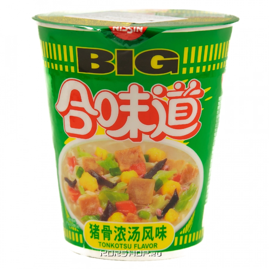 Лапша б/п со вкусом Тонкацу Nissin, Китай, 110 г