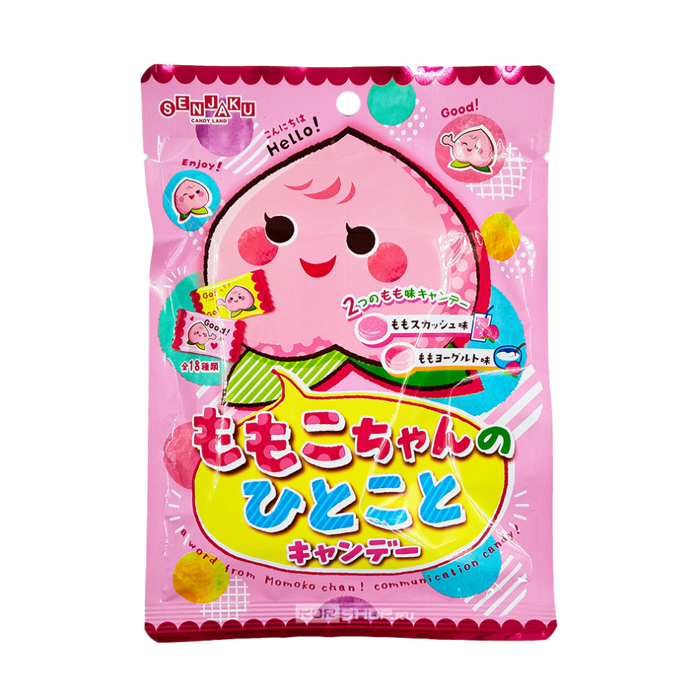 Карамель персиковая Momo-Chan Senjaku, Япония, 47 г