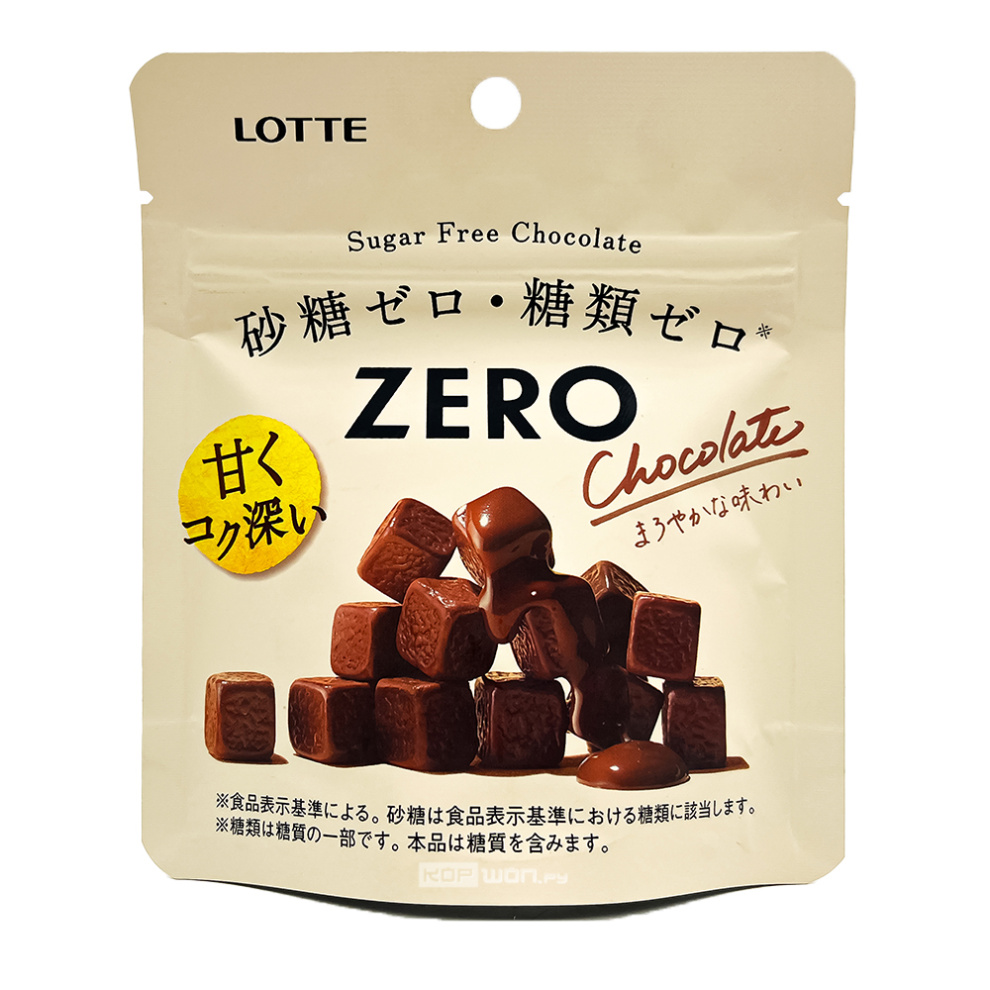 Диетический шоколад без сахара Zero Sugar Free Lotte, Япония, 40 г