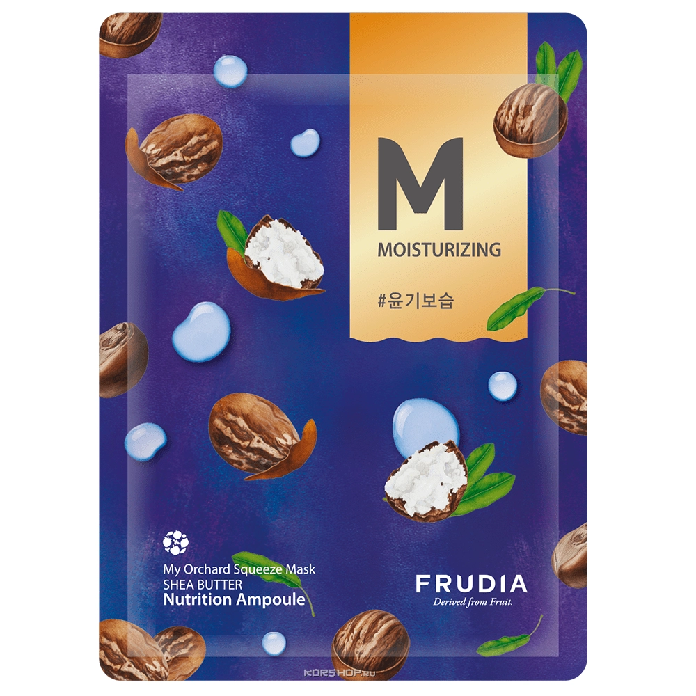Восстанавливающая маска для лица с маслом ши Frudia, Корея, 1 шт. 20 мл Восстанавливающая маска для лица с маслом ши Frudia, Корея, 1 шт. 20 мл
