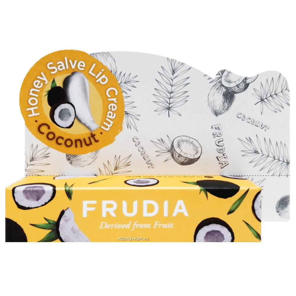 Смягчающий крем для губ с медом и кокосом Frudia, Корея, 10 г Смягчающий крем для губ с медом и кокосом Frudia, Корея, 10 г
