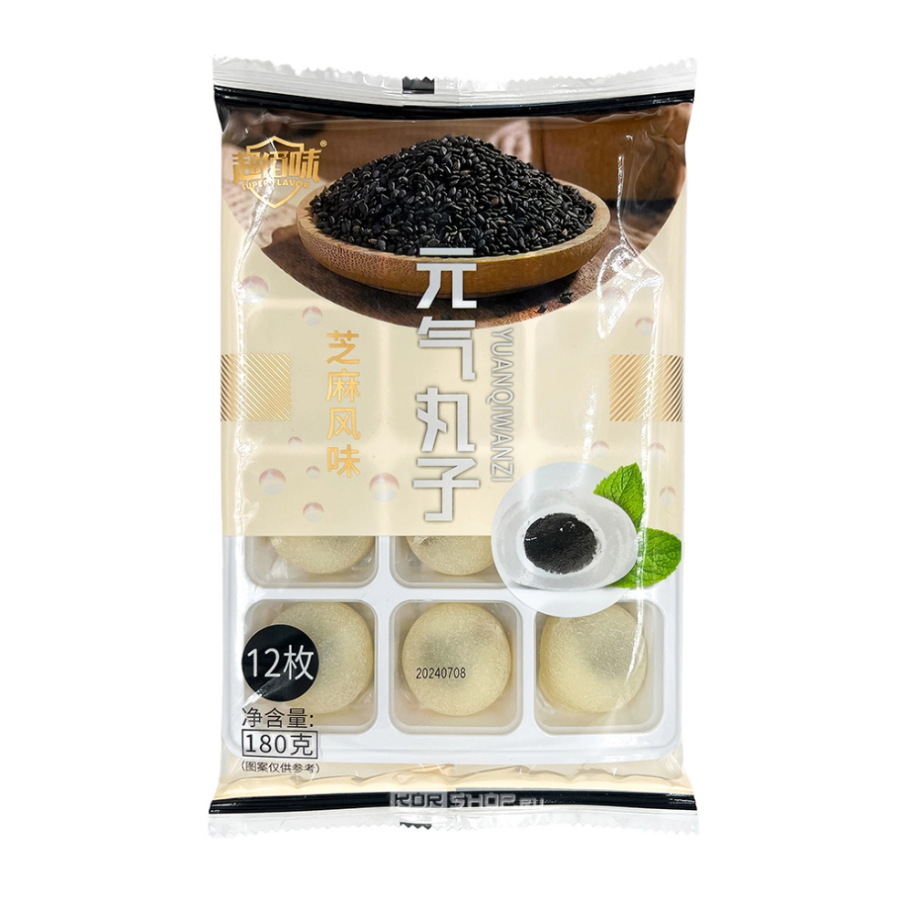 Моти со вкусом черного кунжута Chaobaiwei, Китай, 180 г Моти со вкусом черного кунжута Chaobaiwei, Китай, 180 г